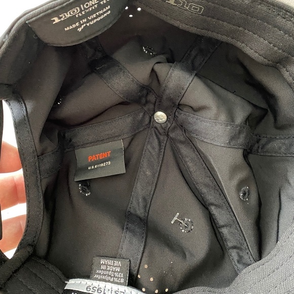 Ping NEW 110 Flexfit‎ Teck Black Golf Hat Moisture Wicking Cap Adjustable - Picture 11 of 12